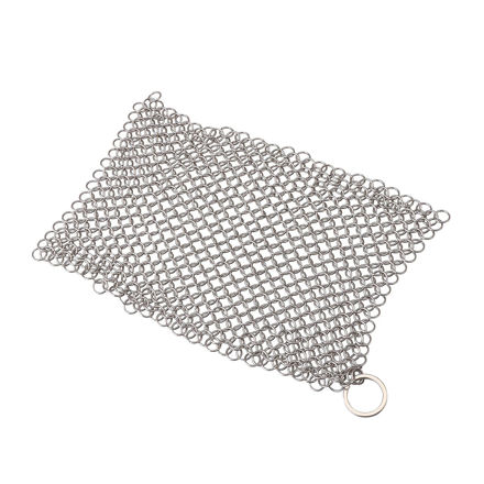 Picture of CAST IRON CHAINMAIL SCRUBBER STAINLESS STEEL