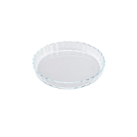 Picture of TART PAN CRYSTAL HEAT RESISTANT GLASS ROUND 30x4cm 2lt