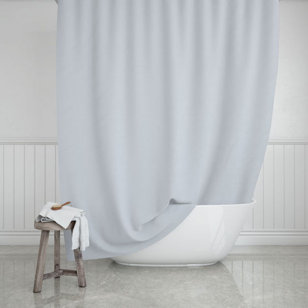 Picture of BATHROOM CURTAIN WATER RESISTANT POLYESTER 180x200cm GREY