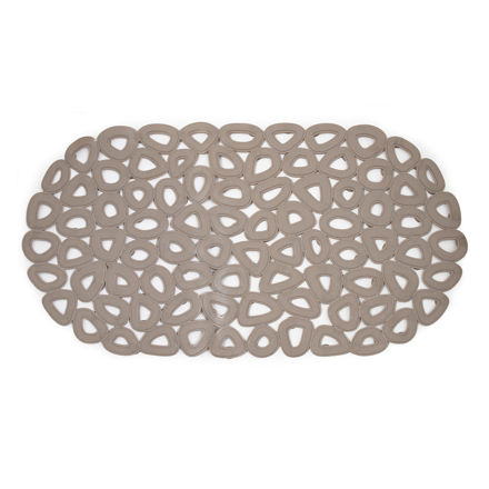 Picture of SHOWER MAT ECO RECYCLED PVC 68x35cm TAUPE