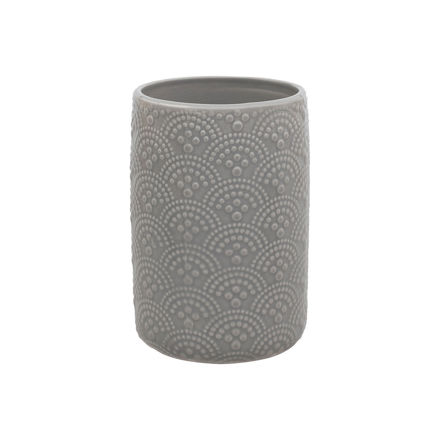 Picture of TOOTHBRUSH HOLDER CLAY STONEWARE GREY