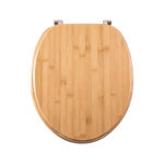Picture of TOILET SEAT BAMBOO ESSENTIALS WITH ADJUSTABLE STEEL HINGES