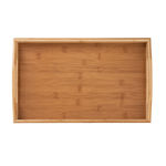 Picture of SERVING PLATE BAMBOO ESSENTIALS 44x29.5x5.5cm WITH HANDLES