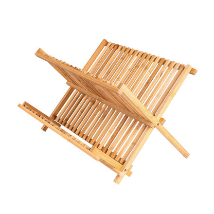 Picture of DISH RACK BAMBOO ESSENTIALS FOLDABLE 42x27.5x38cm 2-TIER