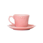 Picture of COFFEE CUP ATHÉNÉE PORCELAIN EMBOSSED 100ml ROSE