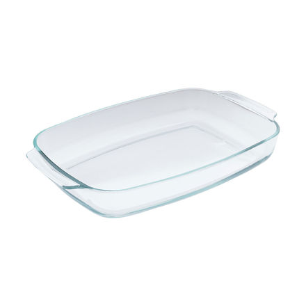 Picture of BAKING DISH CRYSTAL HEAT RESISTANT GLASS RECTANGULAR 44x28x6cm 5lt