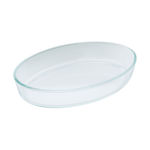 Picture of BAKING DISH CRYSTAL HEAT RESISTANT GLASS OVAL 40x27x7cm 4lt