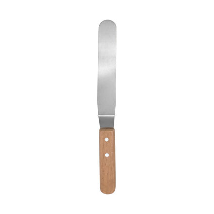 Picture of ICING SPATULA STAINLESS STEEL 31cm WITH WOODEN HANDLE