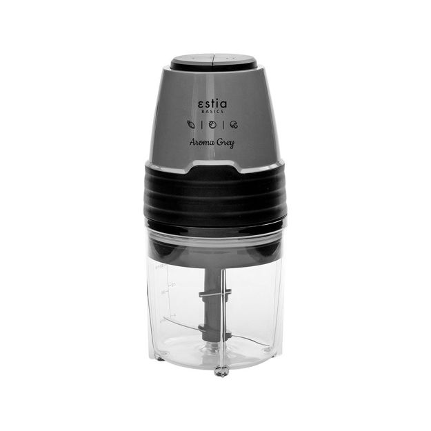 Picture of FOOD CHOPPER AROMA GREY 400w WITH PLASTIC BOWL 0.7lt 