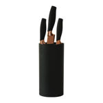 Picture of KNIFE BLOCK CYLINDRICAL BLACK