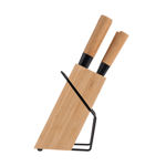 Picture of KNIVES BAMBOO ESSENTIALS STAINLESS STEEL WITH BASE 5pc.