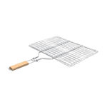 Picture of GRILL RACK METALLIC 60x40cm WITH WOODEN HANDLE