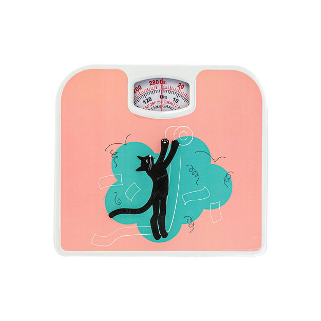 Picture of BATHROOM SCALE CAT ANALOG MAX WEIGHT 120kg