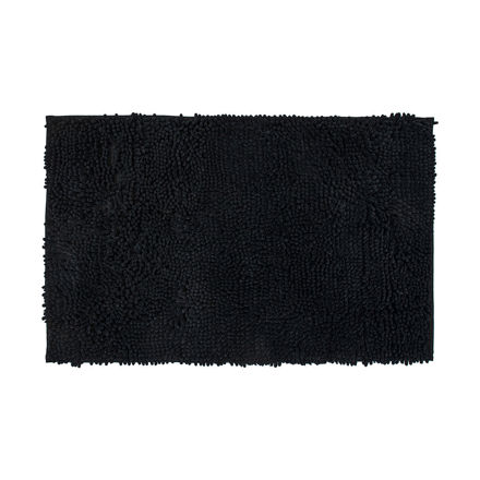 Picture of BATHROOM MAT VELVET NON-SLIP 80x50cm BLACK