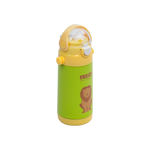Picture of ISOTHERMAL KIDS BOTTLE JUNGLE STAINLESS STEEL 350ml LION PEAR GREEN