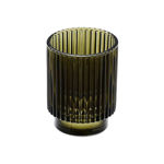 Picture of TOOTHBRUSH HOLDER OLIVE SERIES GLASS OLIVE GREEN 
