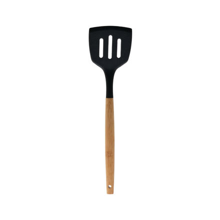 Picture of SLOTTED TURNER BAMBOO ESSENTIALS SILICONE BLACK 