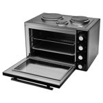 Picture of ELECTRIC KITCHEN OVEN COMPACT COOKER 3250W 48lt WITH 3 HOT PLATES & FAN
