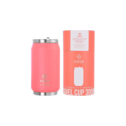 Picture of INSULATED TRAVEL CUP SAVE THE AEGEAN  300ml FUSION CORAL
