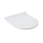 Picture of TOLIET SEAT SOFT CLOSE D SHAPE DUROPLAST WITH ADJUSTABLE STEEL HINGES
